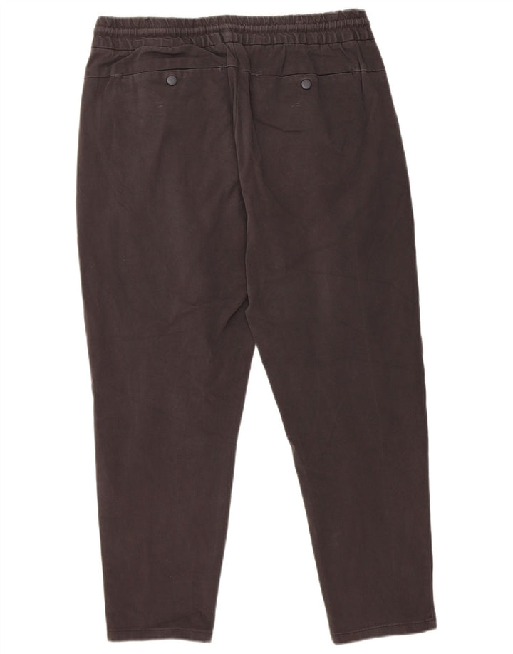 Pantaloni tăiați pentru bărbați Zara L32 L25 bumbac gri