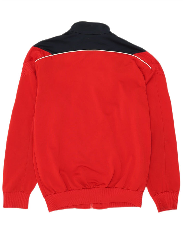 Jachetă de trening pentru băieți Adidas 13-14 ani Poliester color bloc roșu
