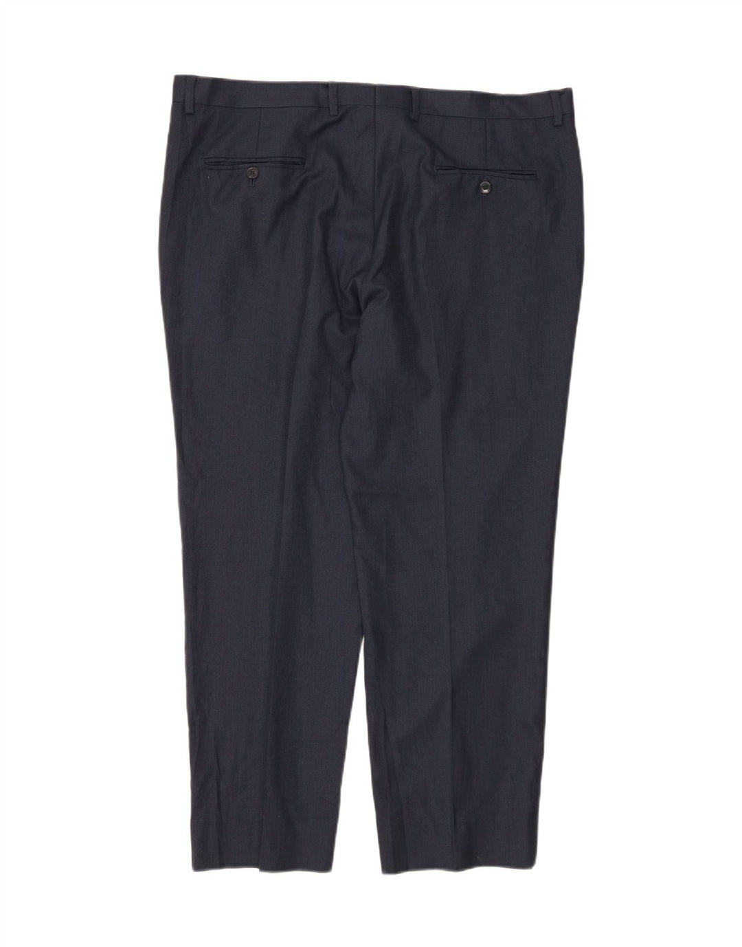 TOMMY HILFIGER Mens Slim Suit Trousers W40 L28 Navy Blue Polyester Vintage Tommy Hilfiger and Second-Hand Tommy Hilfiger from Messina Hembry 