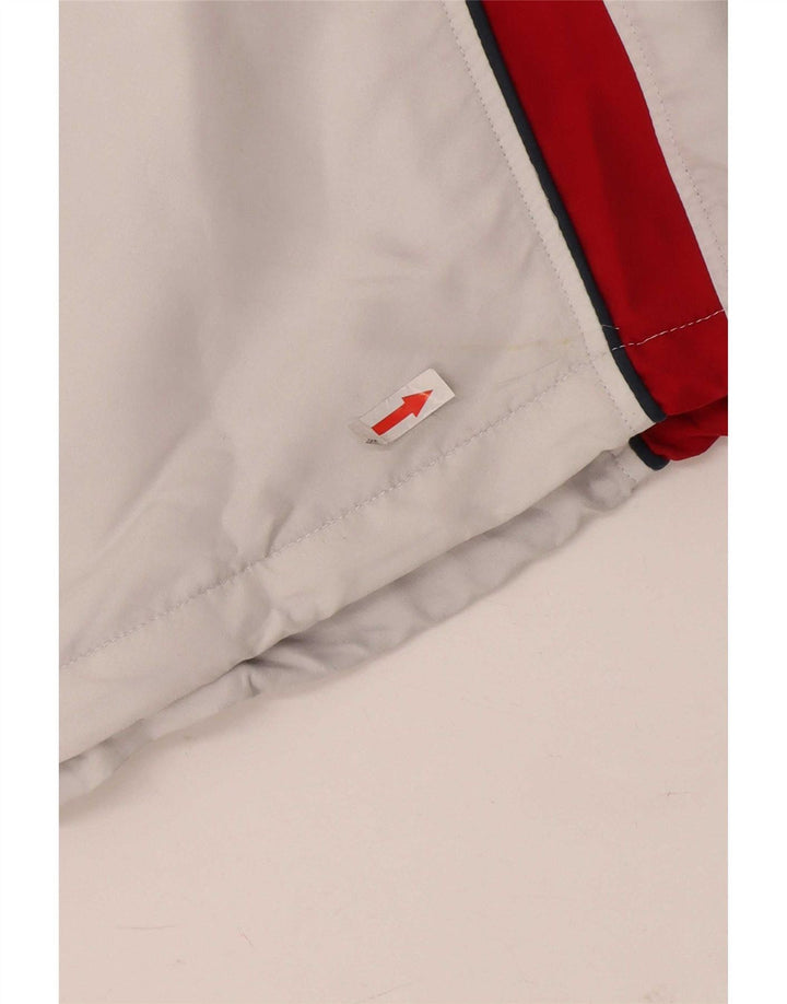 Jachetă de top pentru trening grafic Asics pentru bărbați XL, alb, poliester color bloc