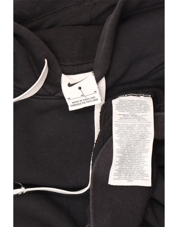 Pulover Nike pentru bărbați, bumbac mediu negru