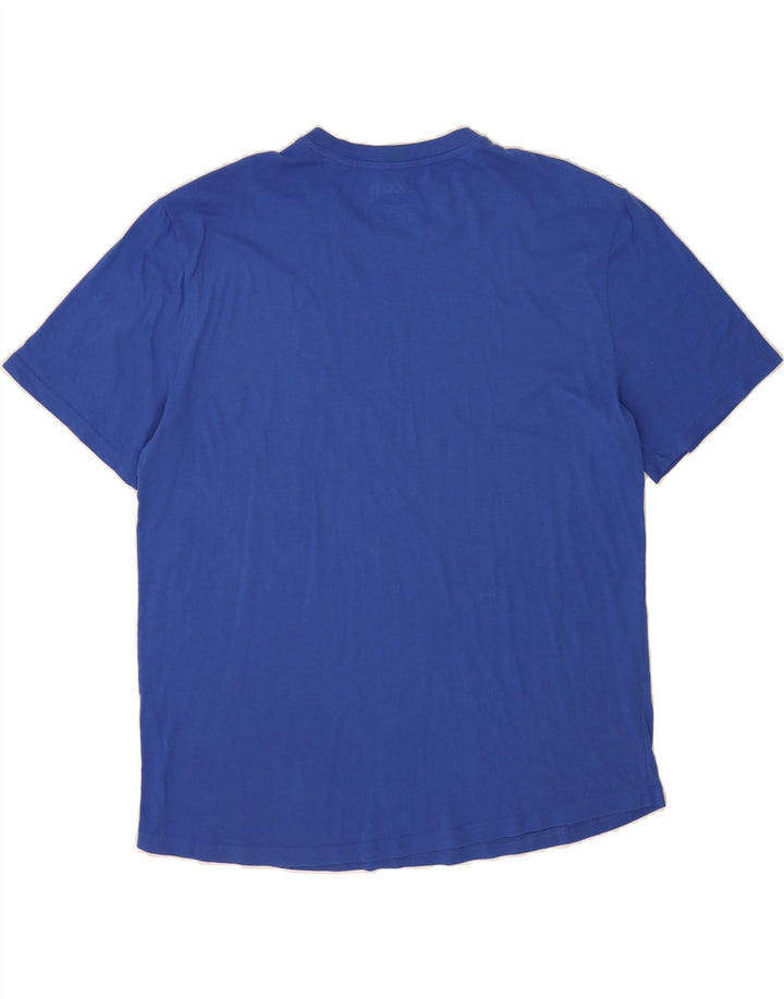 IZOD Mens T-Shirt Top Large Blue Cotton Vintage Izod and Second-Hand Izod from Messina Hembry 