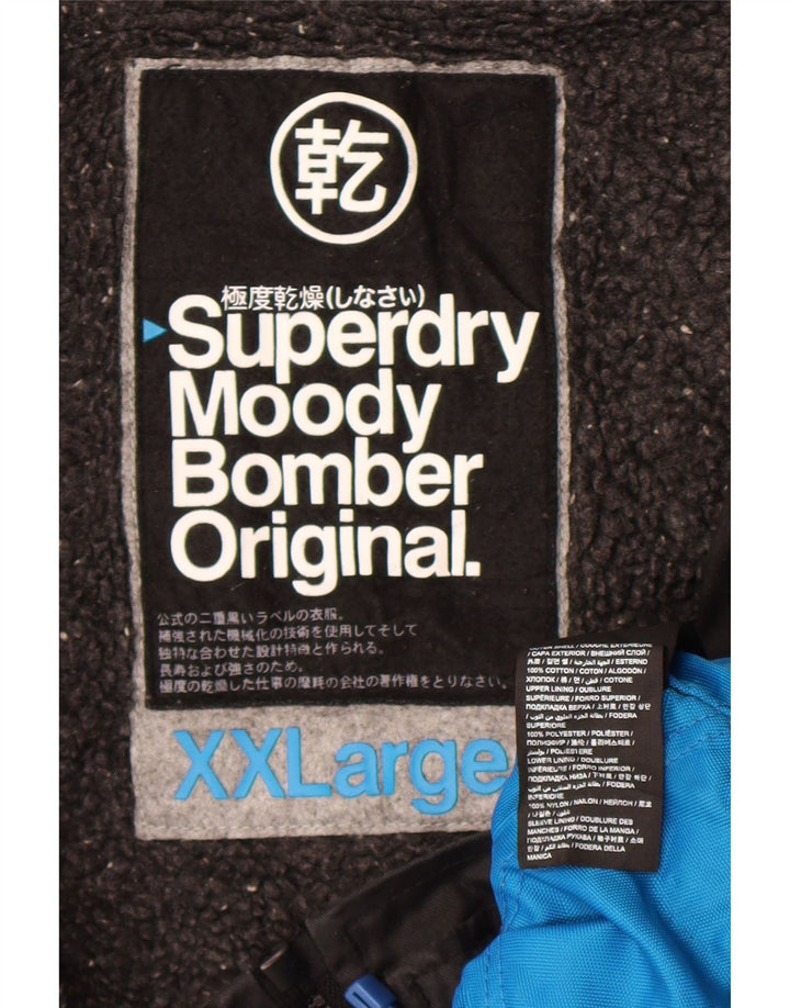 Jachetă bomber The Windbomber pentru bărbați Superdry UK 44 2XL bumbac negru