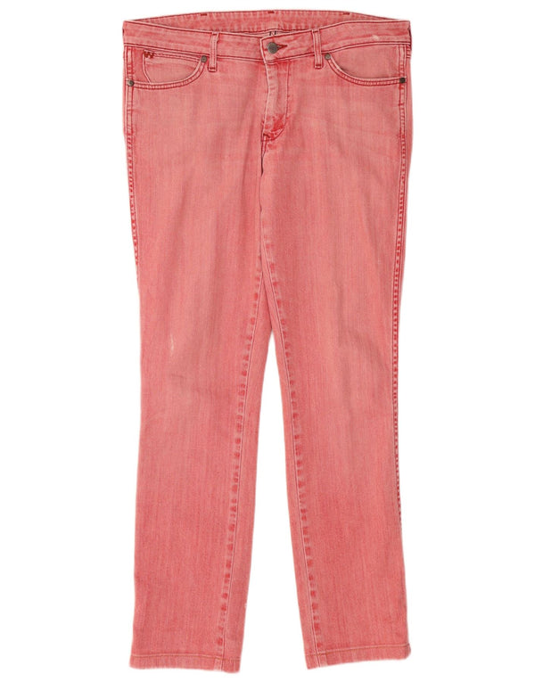 Blugi Wrangler pentru femei Lia sezonier WD Slim W33 L31 bumbac roșu