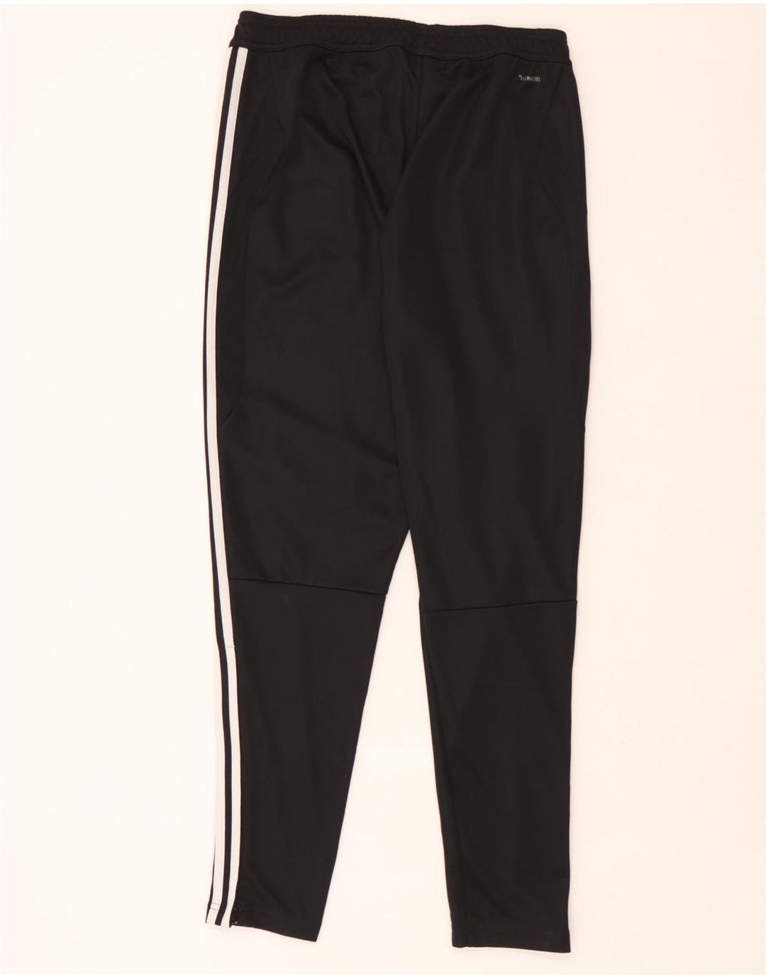 Pantaloni de trening Adidas pentru bărbați, poliester mediu negru