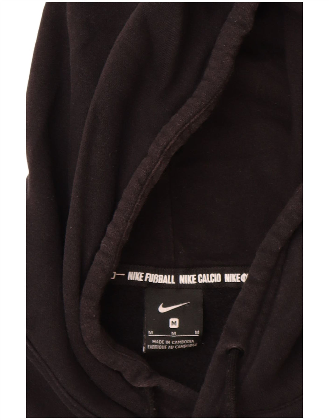 Pulover Nike Grafic pentru bărbați, bumbac mediu negru