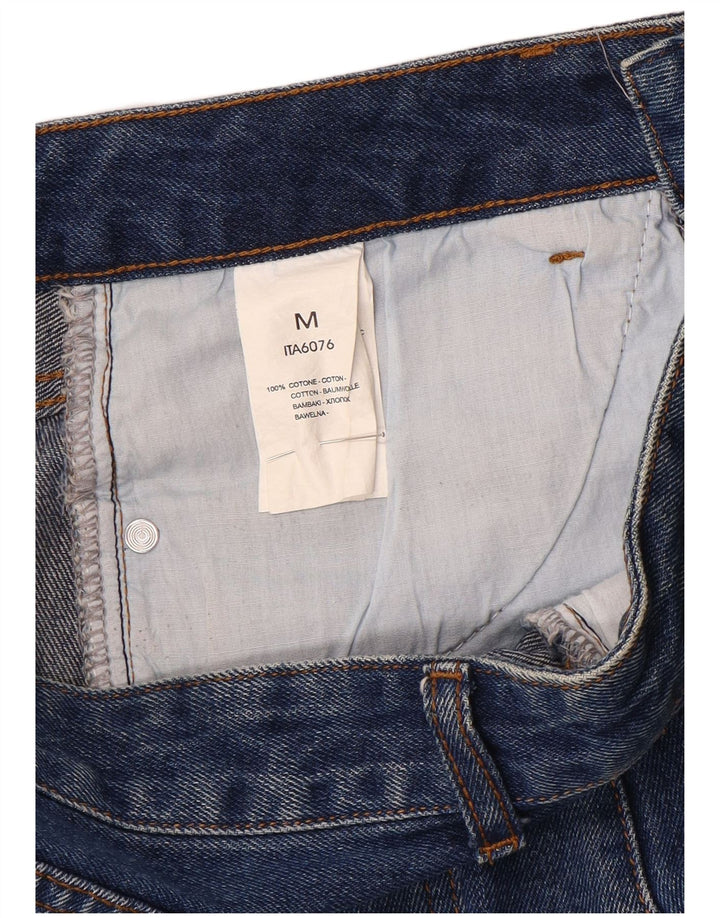 Fusta Mini Denim Vintage pentru Damă Mediu W28 Bumbac Albastru