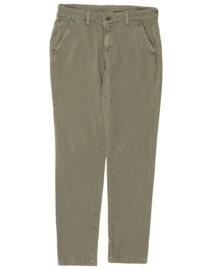 Pantaloni chino slim pentru femei Kappa IT 44 Medium W30 L29 Verde