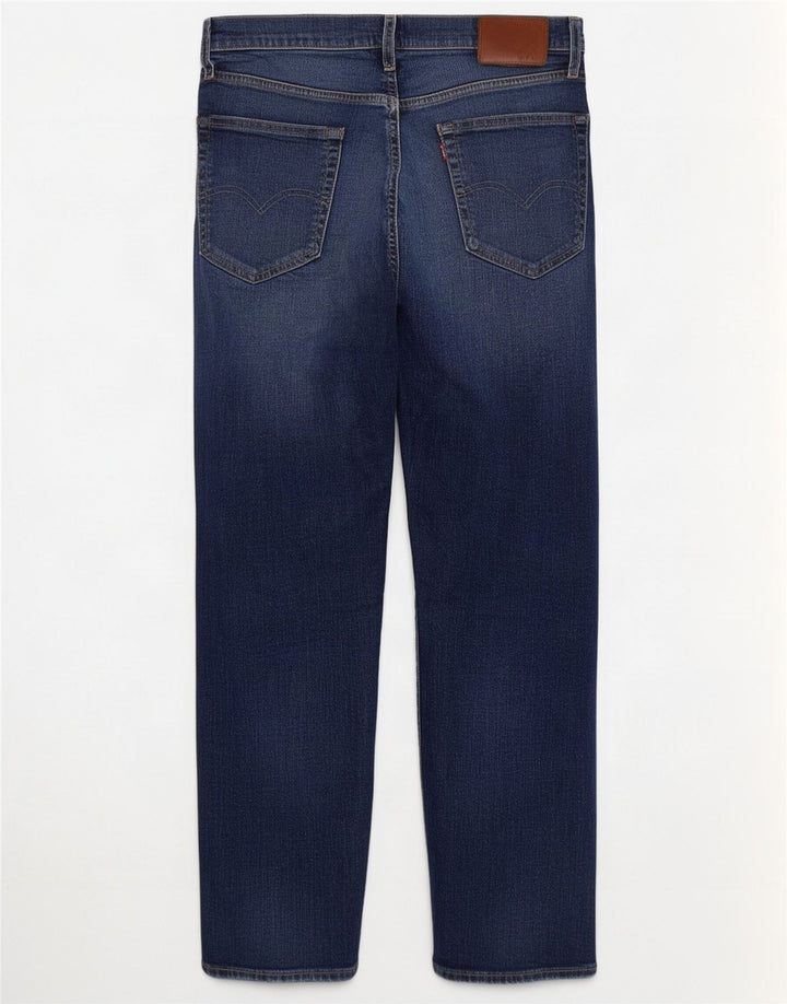 Blugi drepti pentru bărbați Levi's W31 L30 bumbac bleumarin