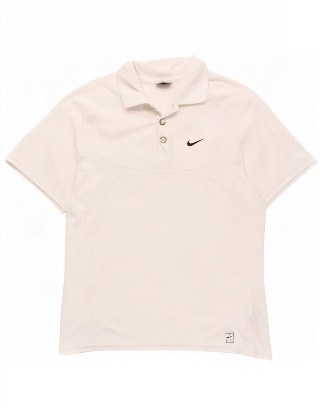 Tricou polo Nike pentru băieți 10-11 ani, bumbac alb mediu