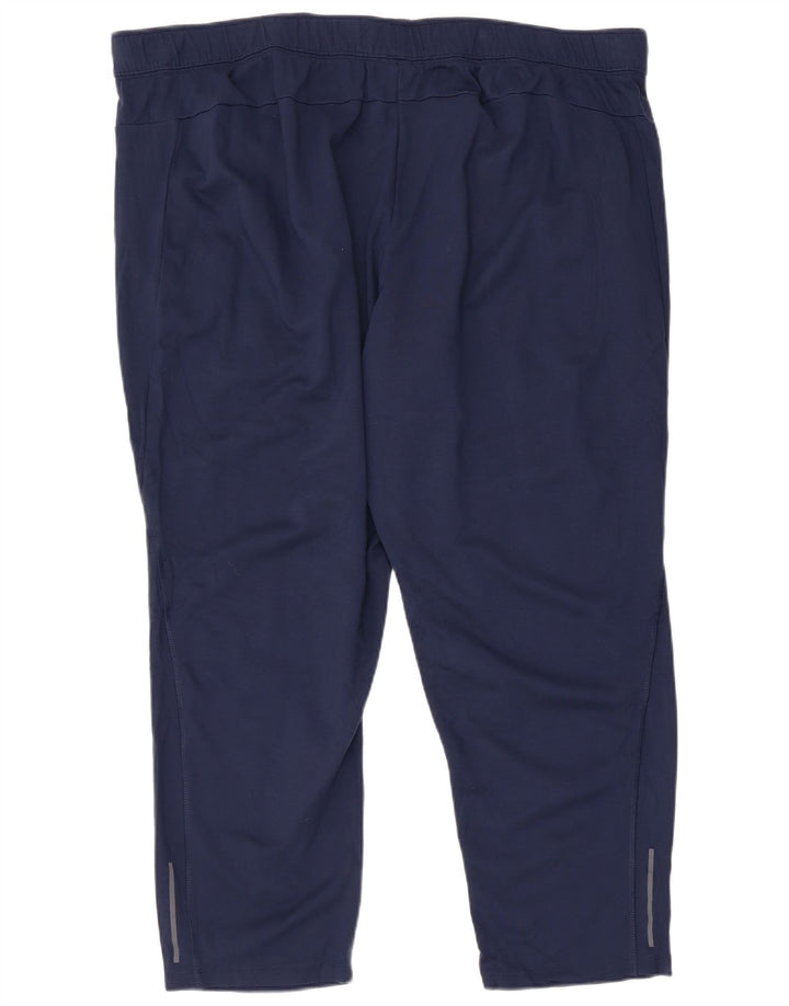 Pantaloni de trening pentru bărbați Russell Athletic 3XL, bleumarin, raion