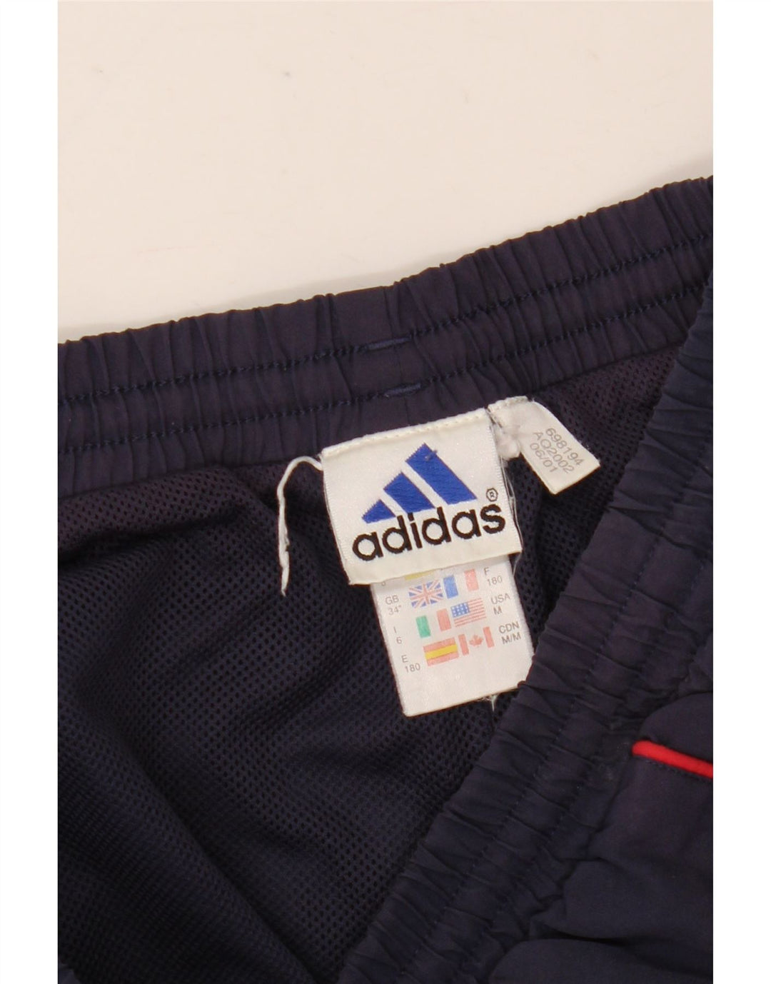 Pantaloni de trening pentru bărbați Adidas Pantaloni de jogging mari, bleumarin, poliester