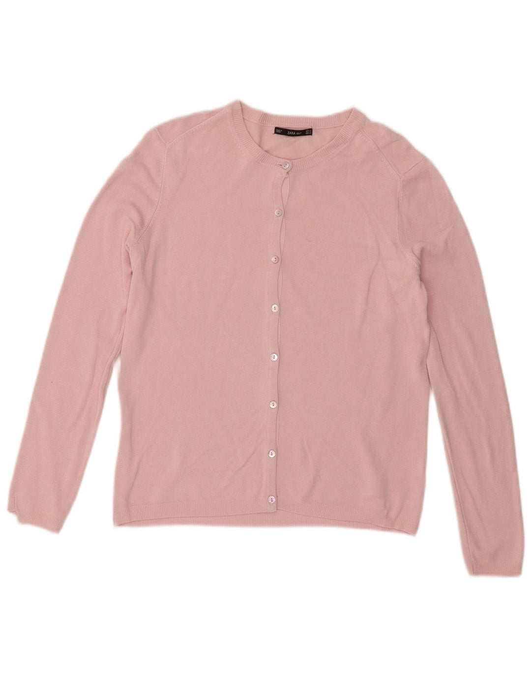 Pulover cardigan pentru femei Zara UK 12 Roz mediu