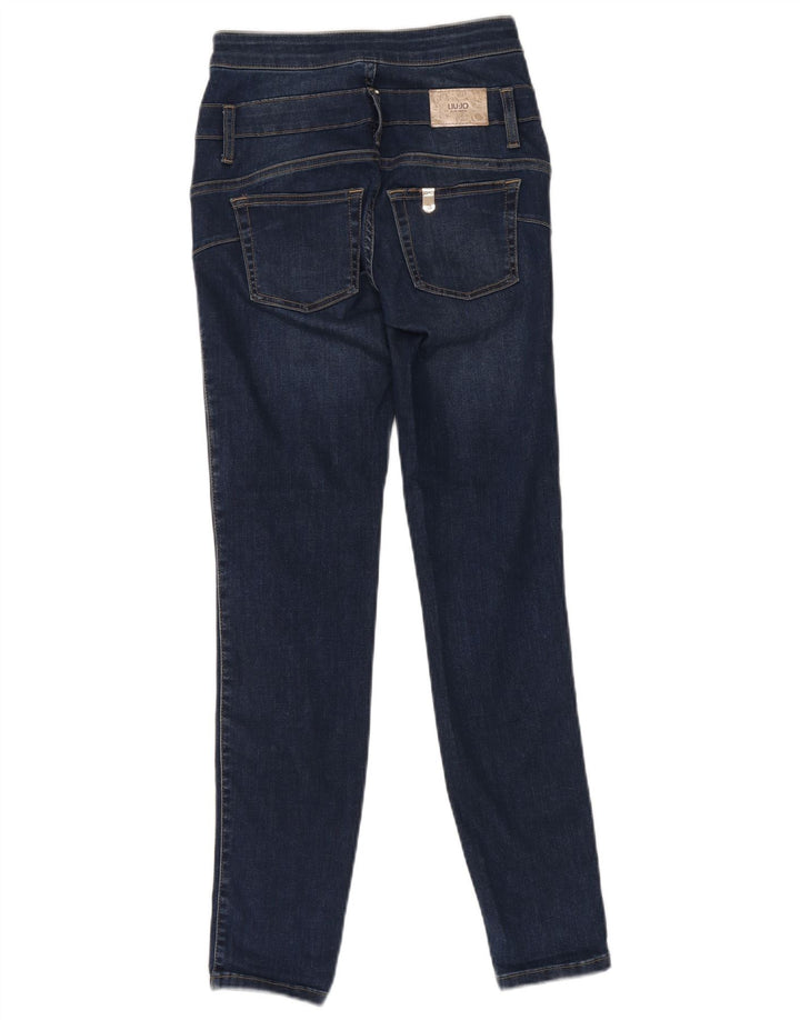 Blugi skinny pentru femei Liu Jo W26 L29 bleumarin