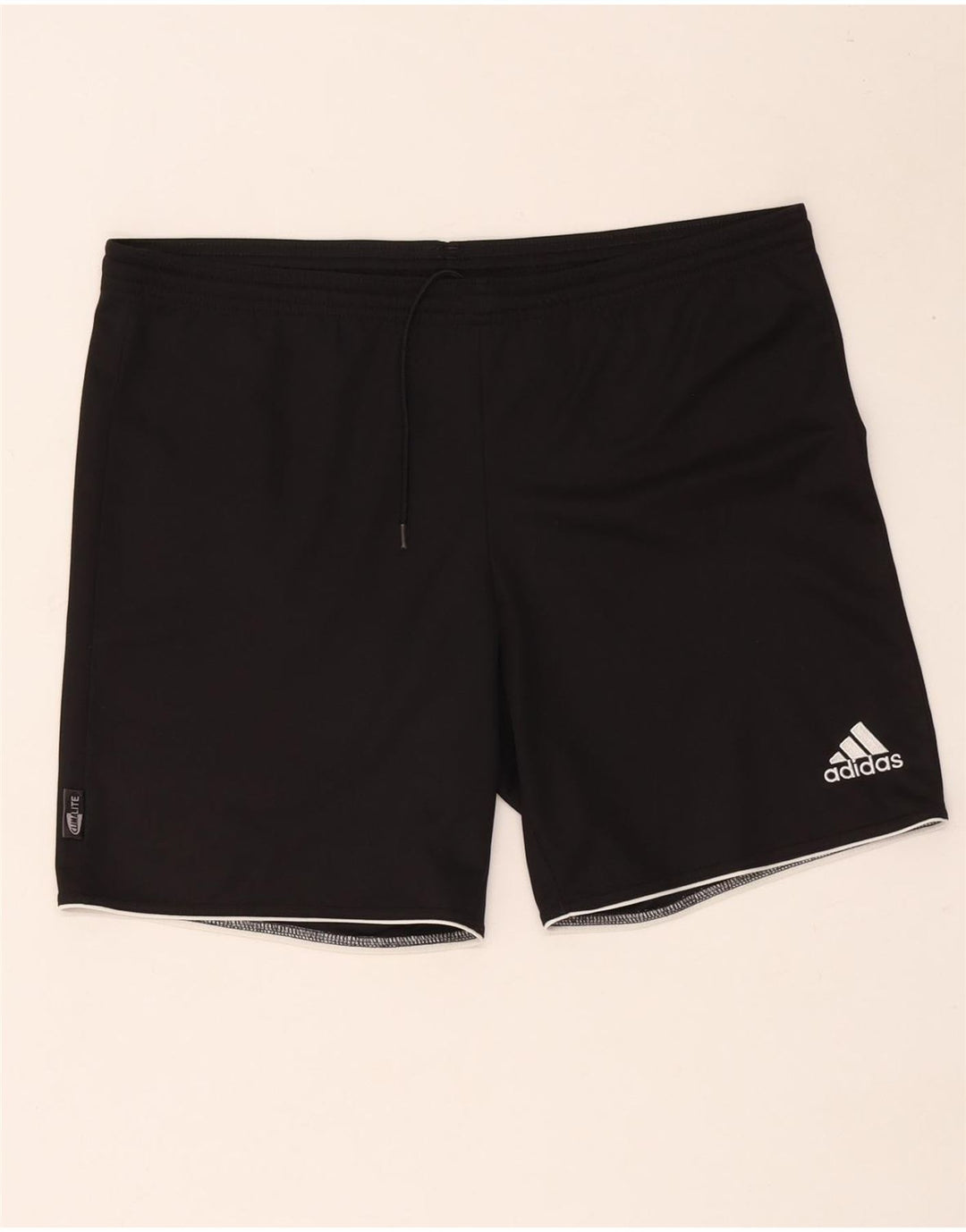 Pantaloni scurți sport pentru bărbați Adidas Climalite, poliester mediu negru