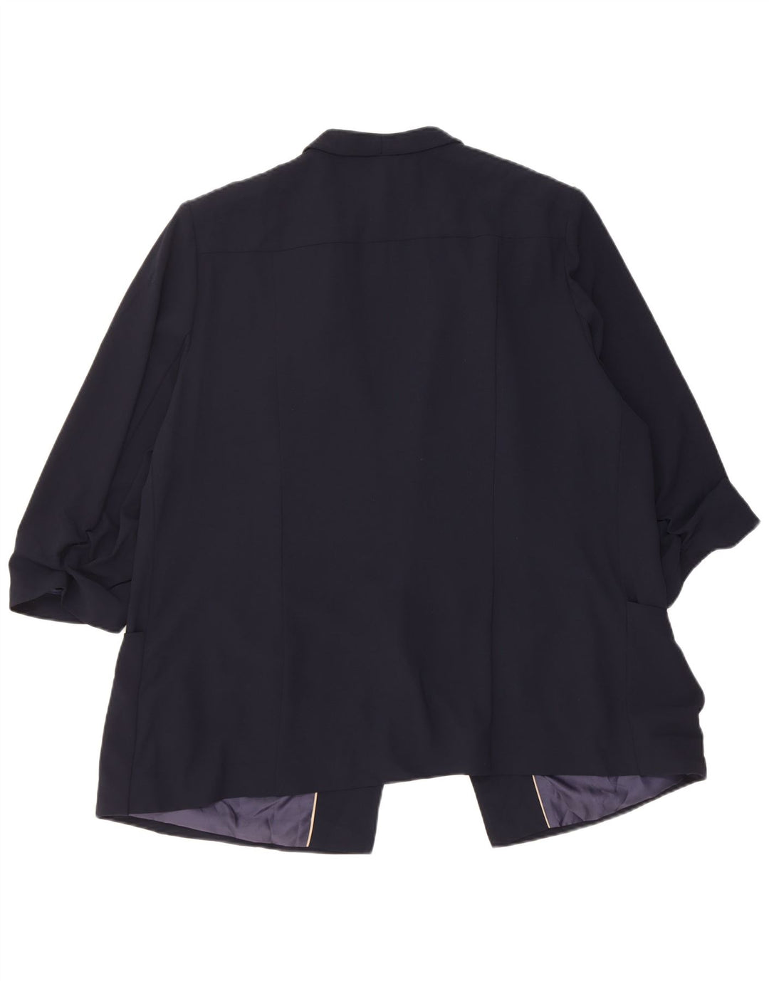 Marks & Spencer jachetă pentru femei cu mâneci 3/4 deschise, UK 20 2XL, bleumarin