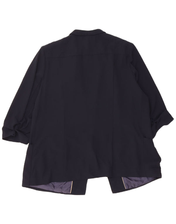 Marks & Spencer jachetă pentru femei cu mâneci 3/4 deschise, UK 20 2XL, bleumarin