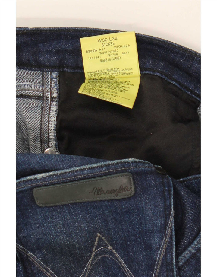 Blugi Slim Stokes Wrangler pentru femei W30 L32 bumbac bleumarin