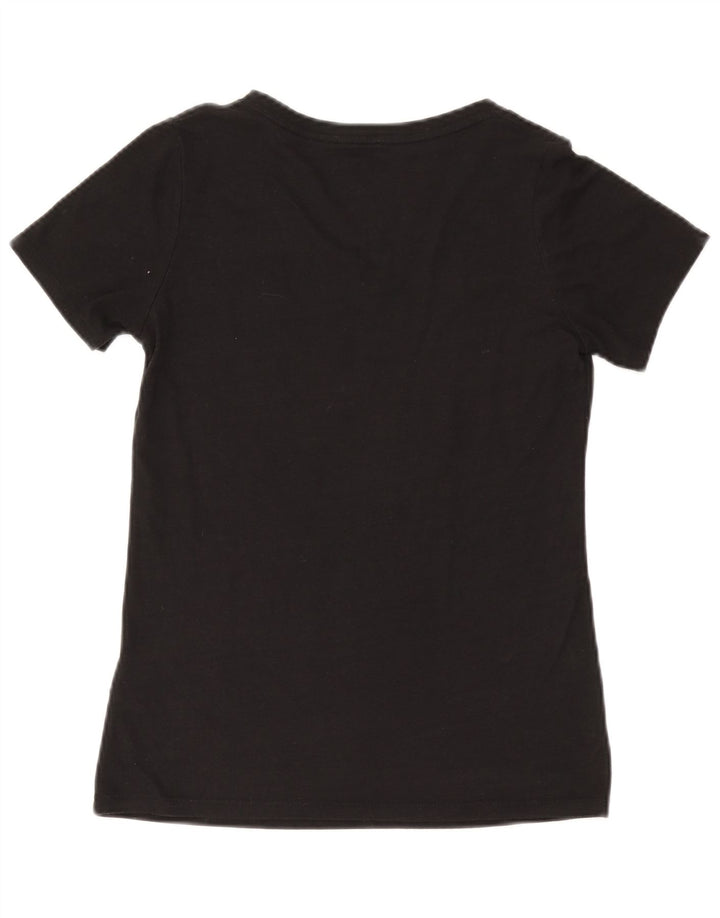 Tricou grafic NIKE pentru femei Athletic Cut Top UK 10 Poliester negru mic