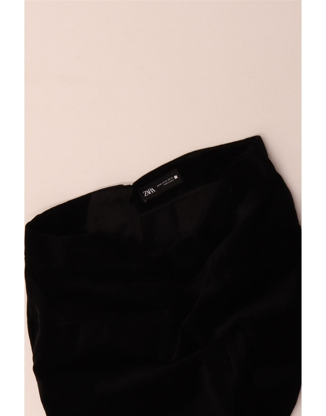 Pantaloni chino pentru bărbați ZARA EU 38 Small L30 L28 Bumbac negru