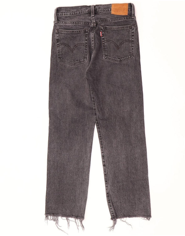 Blugi Levi's Wedgie Straight pentru femei W26 L26 bumbac gri