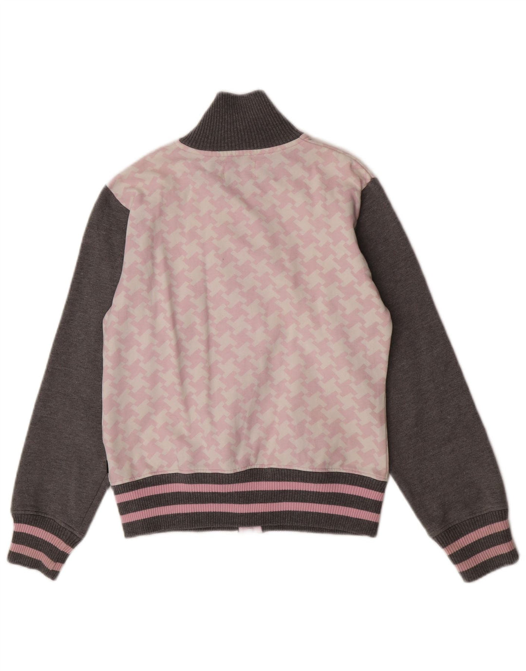 Jachetă de trening pentru femei Sergio Tacchini UK 14 Medium Gri Houndstooth