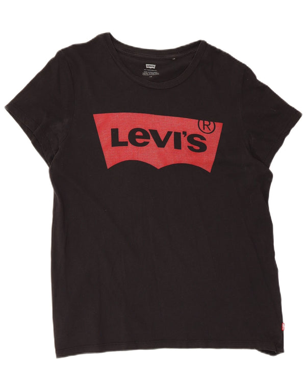 Tricou grafic Levi's pentru femei Top UK 14 Large Black