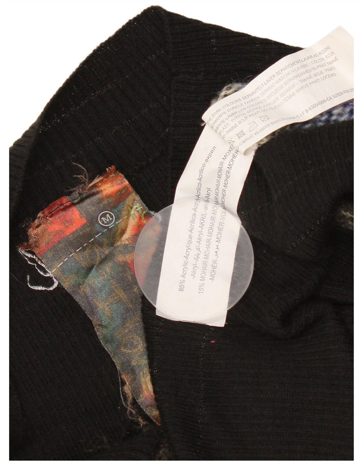 Pulover pentru femei Desigual cu gât de barcă UK 12 Medium Multicolor