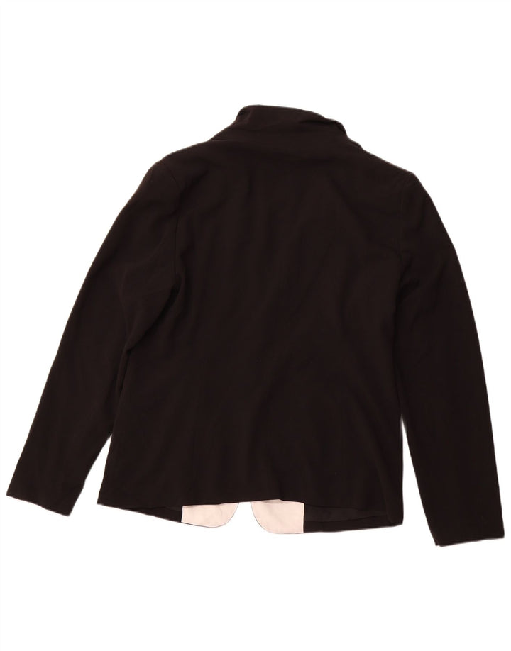 MOSSIMO jachetă pentru femei cu 1 nasture, UK 16, mare, negru, colorblock
