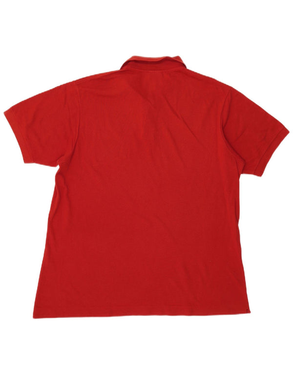 Tricou polo pentru bărbați Lacoste Mărimea 6 XL Bumbac roșu