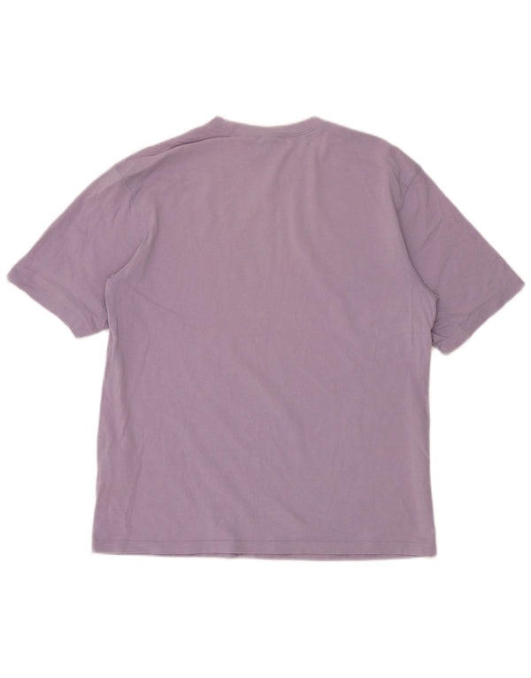 Tricou supradimensionat pentru femei ADIDAS UK 10 mic bumbac violet