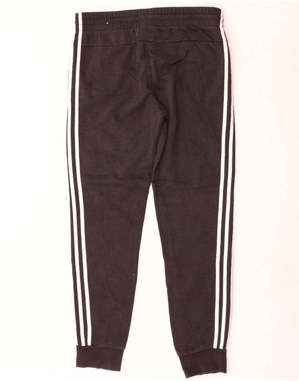 Pantaloni de trening pentru bărbați Adidas Pantaloni de jogging, bumbac mediu negru
