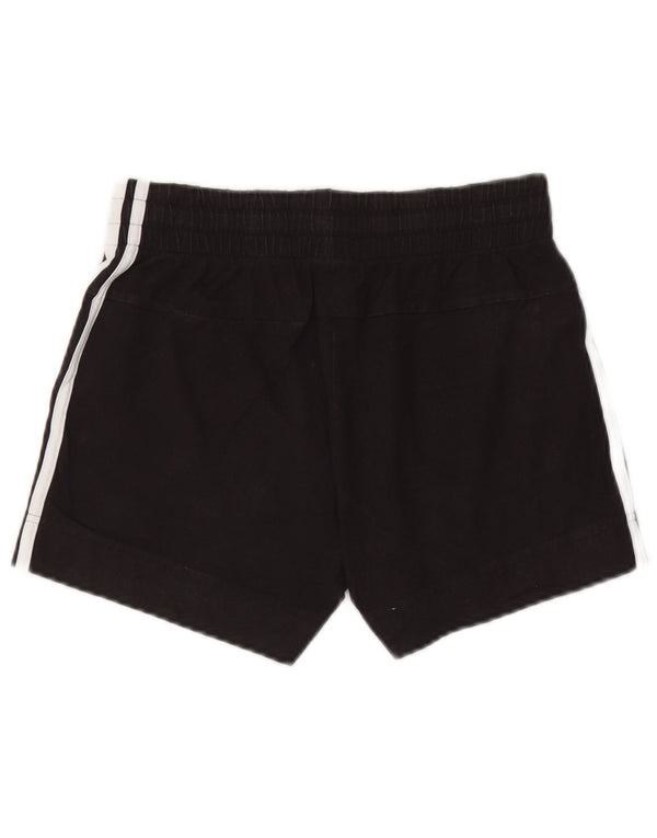 Pantaloni scurți sport adidas pentru femei UK 4/6 XS bumbac negru