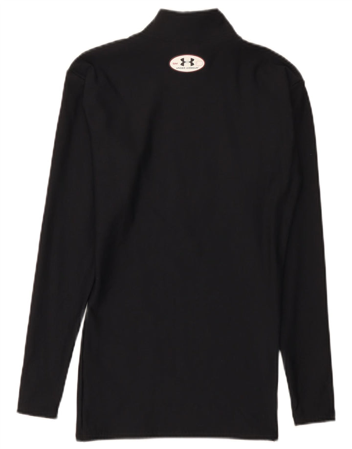 Under Armour Cold Gear Top cu mânecă lungă pentru femei UK 8 Small Black Nylon