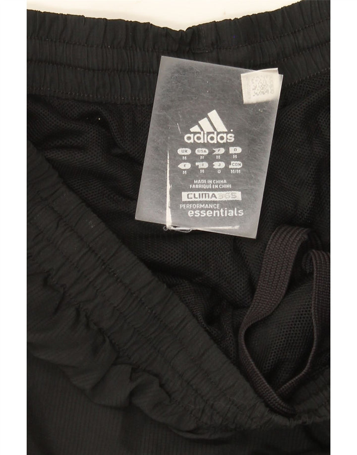 Pantaloni de trening Adidas Clima 365 Capri pentru bărbați, poliester mediu negru