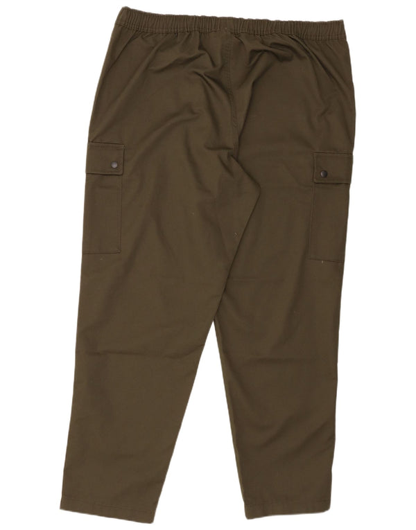 Pantaloni cargo drepți Jack & Jones pentru bărbați 3XL L46 L31 Kaki Poliester