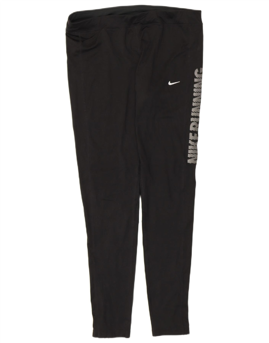 Leggings NIKE Dri Fit Graphic pentru femei UK 18 XL Poliester negru