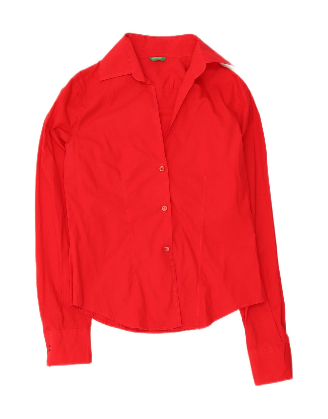 Bluză cămașă pentru femei Benetton UK 12 Medium Red