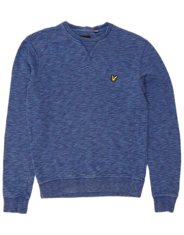 LYLE & SCOTT Pulover supradimensionat pentru femei UK 6 XS Blue Flecked