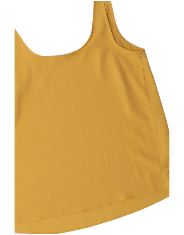 PRIMARK Cami Top pentru femei UK 8 Small Galben Poliester
