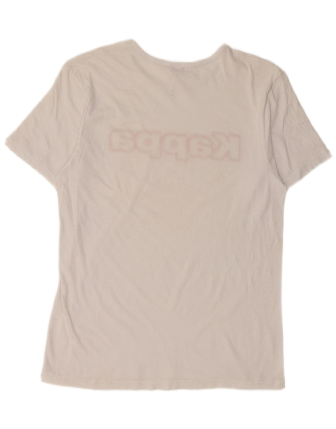 Tricou grafic Kappa pentru femei Top UK 14 Medium White Bumbac