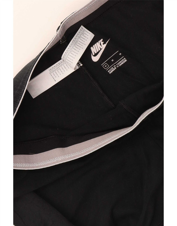 Leggings pentru femei Nike UK 12, bumbac mediu negru