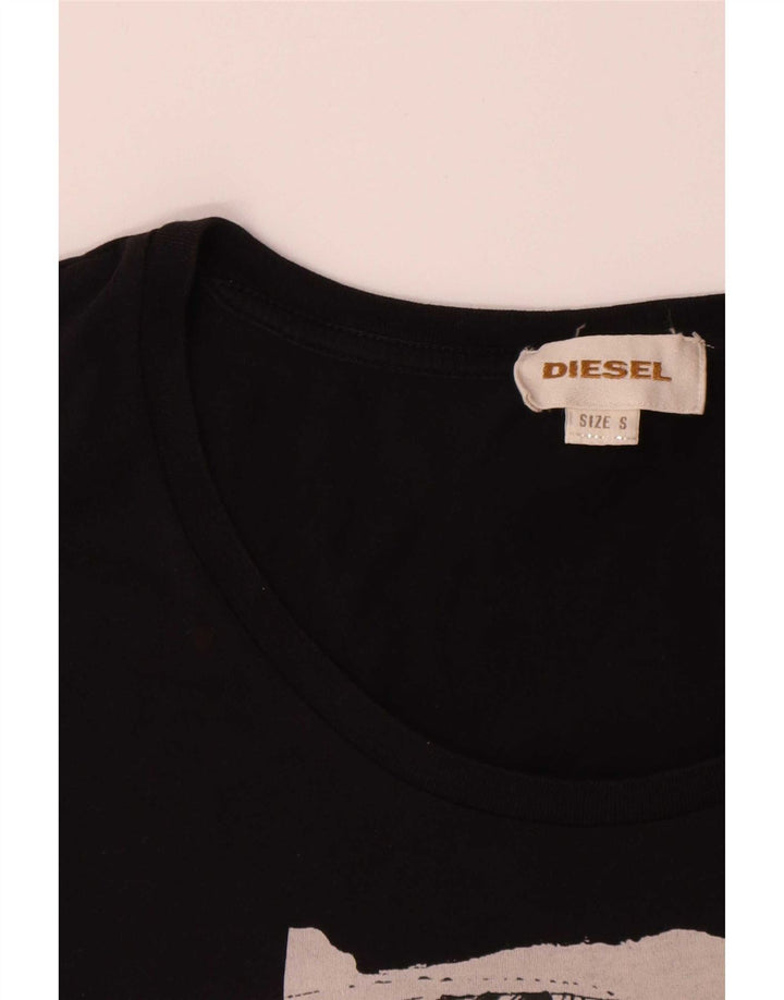 Tricou grafic pentru femei Diesel Top UK 10 Small Black