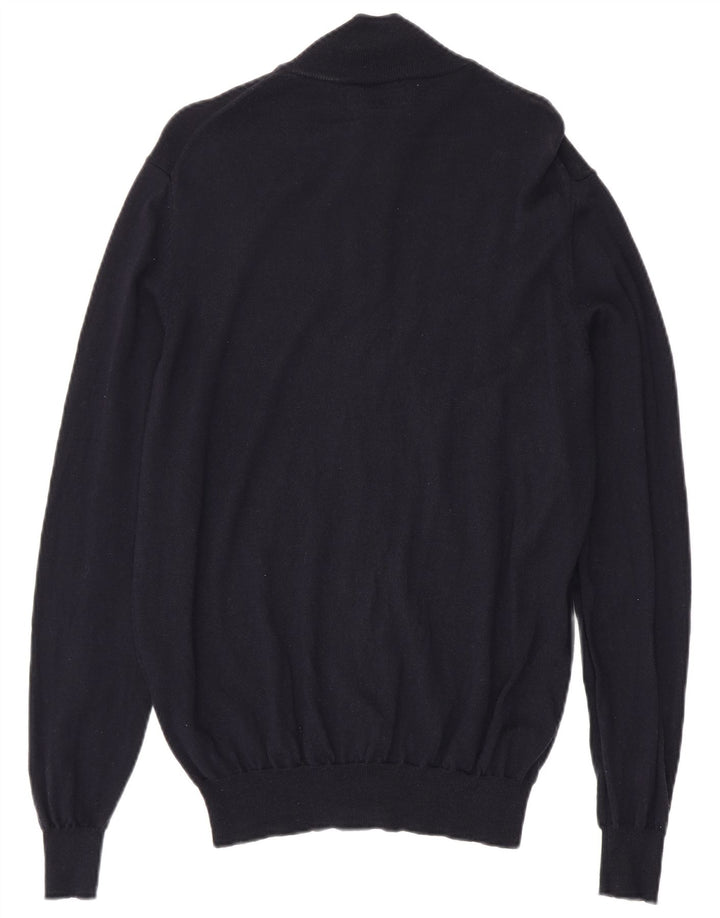 Cardigan pentru bărbați Trussardi, lână mare, albastru