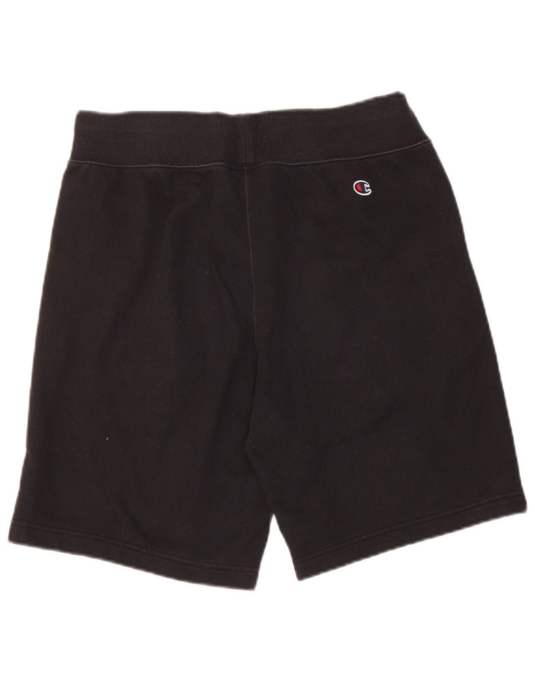 Pantaloni scurți sport grafic Champion pentru bărbați, bumbac negru mic