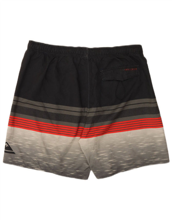 Pantaloni scurți de înot Quiksilver pentru bărbați 2XL, negru, poliester color bloc