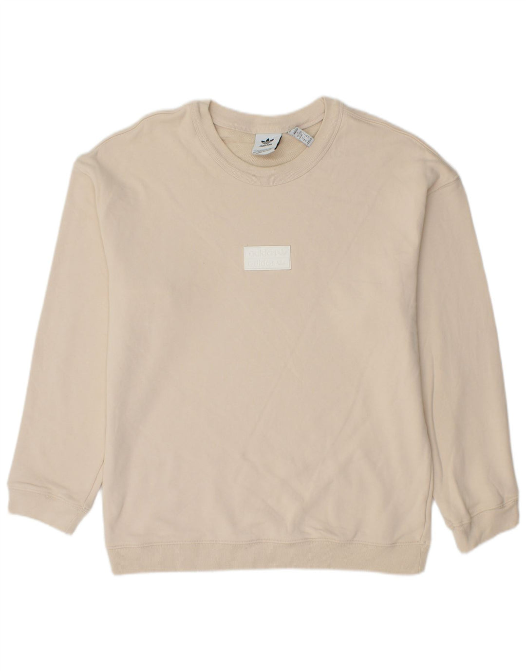 Pulover pentru bărbați ADIDAS, bumbac alb mediu