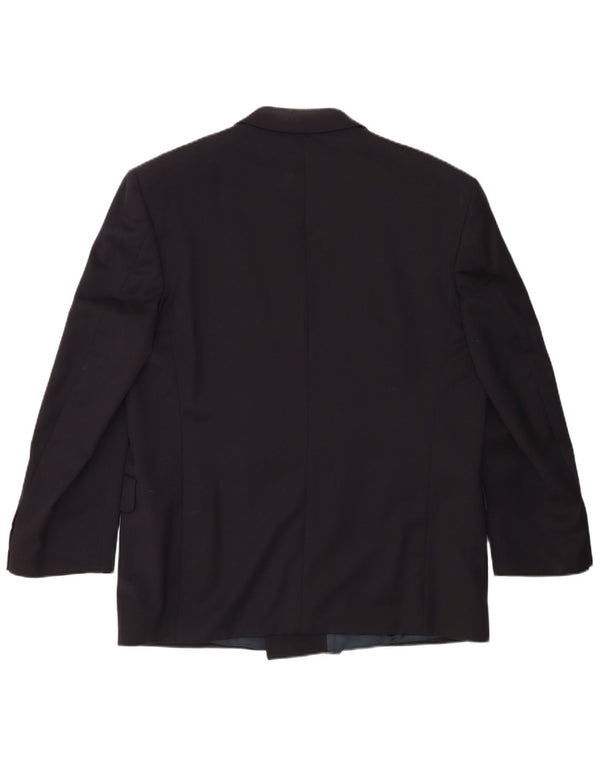 Jaeger Jaeger pentru bărbați cu două pieptări IT 54 2XL Lână bleumarin