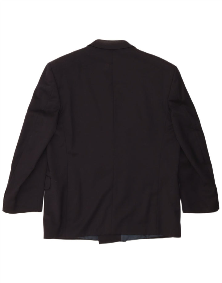 Jaeger Jaeger pentru bărbați cu două pieptări IT 54 2XL Lână bleumarin