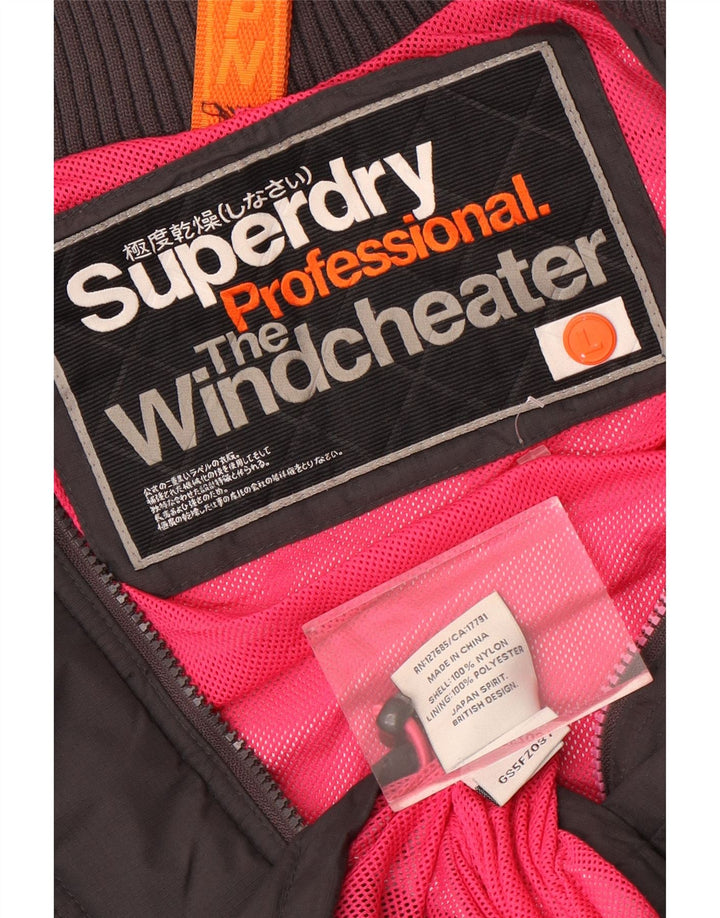 Jachetă Windbreaker pentru femei The Windcheater Superdry UK 16 Large Black